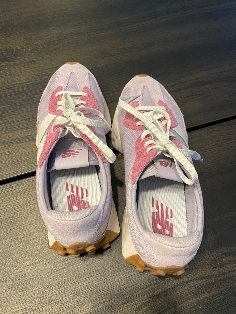New Balance X CALIA 327 Women's Lavender and Pink Retro - Picture 5 of 9